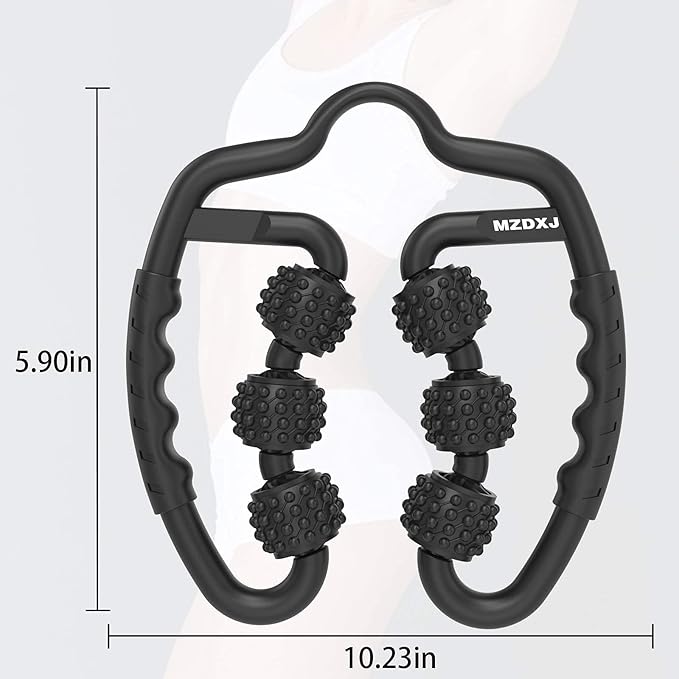 Cellulite Massage Tool Deep Fascia Massager & Dimpled Skin Remover for Legs - Anti-Cellulite Roller Tech with Lymphatic Drainage, Smooth Skin & Pain Relief for Thighs & Buttocks Sculpting