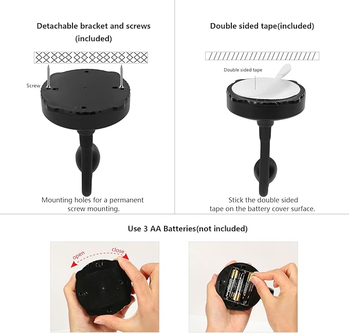 Cordless Spotlight Battery Operated, LED Picture Light, Dimmable Accent Light with Remote, Indoor Stick on Display Lamp for Plant Tree Photo Dartboard Painting Artwork Portrait