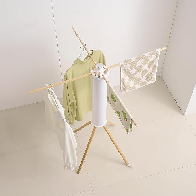 Clothes Drying Rack 4 Legs,Laundry Hanger Dryer Rack,Portable Drying Rack,Foldable Drying Rack-Drying Rack Clothing Laundry Bedroom Household Wooden-12rods
