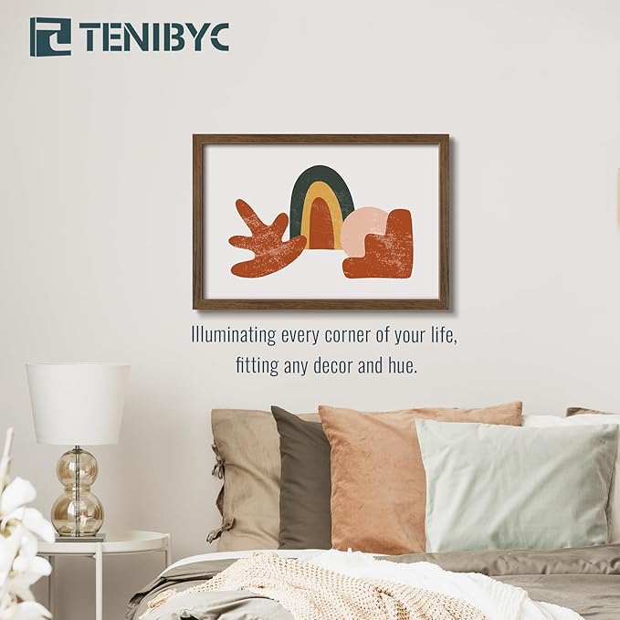 16x24 Poster Frame 3 Pack - Brown Woodgrain, Wood Poster Frame, Gallery Picture Frame - Wall Hanging