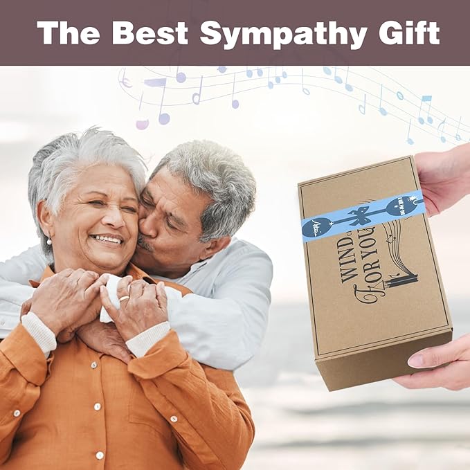 ASTARIN 36" Large Deep Tone Personalized Sympathy Wind Chimes, Memorial Wind Chime for Loss of Mother Father Loved One, Tree of Life Bereavement Gifts Decor Outdoor Patio Garden(Produced in USA)