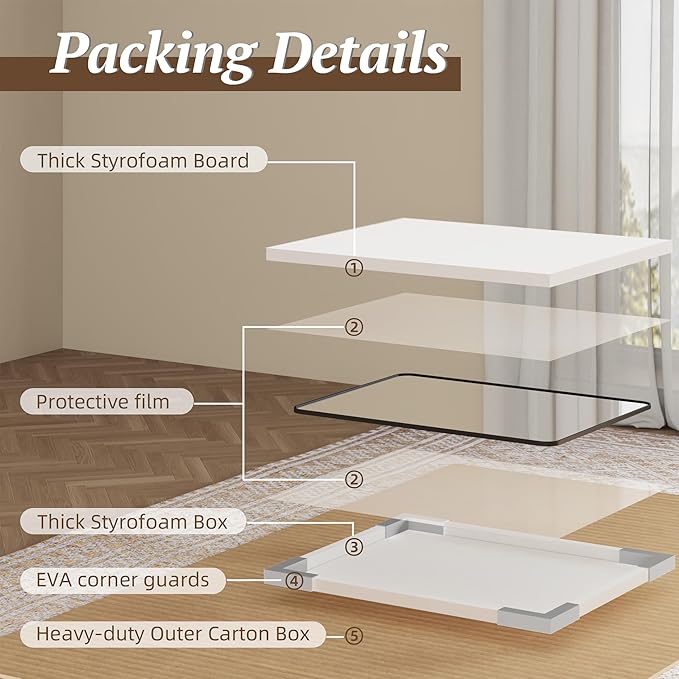 Bathroom Mirror 48" x 30", Large Rectangle Wall Mirror, Black Metal Frame Wall Mounted Mirrors for Bathroom, Vanity, Bedroom, Entryway Decor(Horizontal/Vertical)