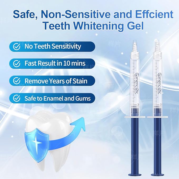 10-Pack Teeth Whitening Gel Refills - Gentle 35% Carbamide Peroxide Formula - Compatible with Teeth whitening Kit,No Sensitive Teeth Whitener