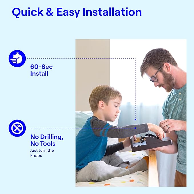 BedShelfie Bedside Shelf for Bunk Bed & Top Bunk, College Dorm Room Essentials, Loft Nightstand, Floating Bed Side Table Tray Storage, Dorm Room Decor by Smallish - (Flexfit Model, White)
