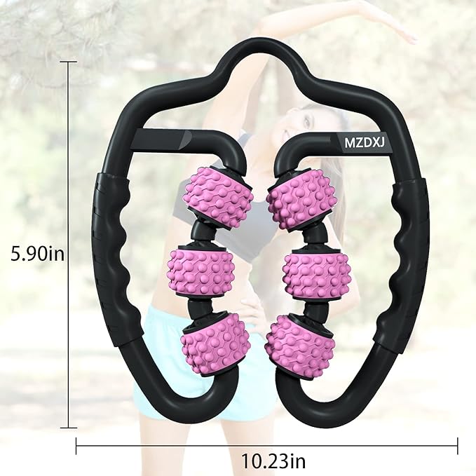 Cellulite Massage Tool Deep Fascia Massager & Dimpled Skin Remover for Legs - Anti-Cellulite Roller Tech with Lymphatic Drainage, Smooth Skin & Pain Relief for Thighs & Buttocks Sculpting