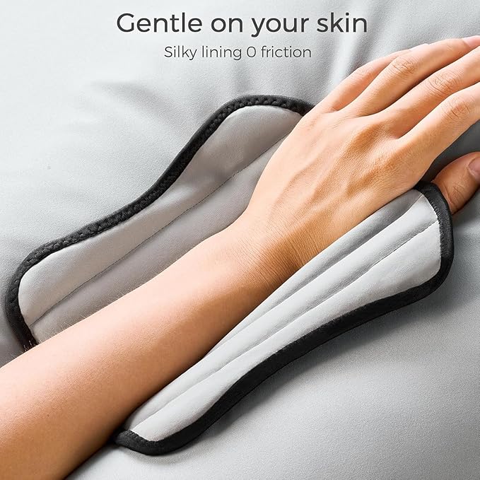 FREETOO Carpal Tunnel Wrist Brace Night Support Fit Left Hand for Work, Pain Relief Wrist Splint for Tendonitis, Sprain, Strain, Rigid Hand Brace for Arthritis for Women and Men (XS, Black/Pink)