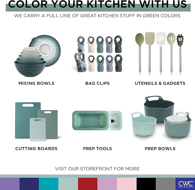 COOK WITH COLOR Glass Olive Oil Bottle Dispenser - 2 Pack- 17oz Oil and Vinegar Cruet - Olive Oil Carafe Decanter for Kitchen