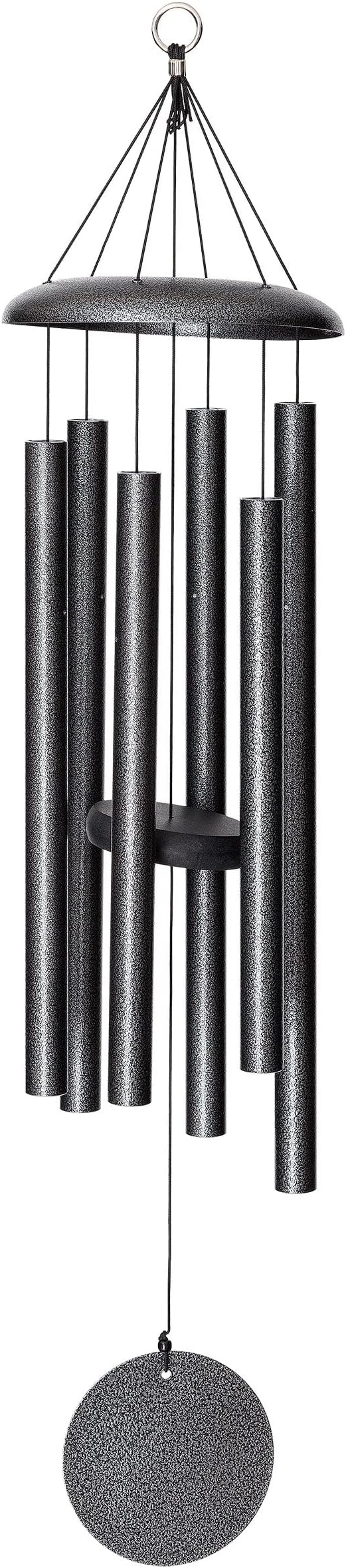 Corinthian Bells by Wind River - 36 inch Silver Vein Wind Chime for Patio, Backyard, Garden, and Outdoor Decor (Aluminum Chime) Made in The USA