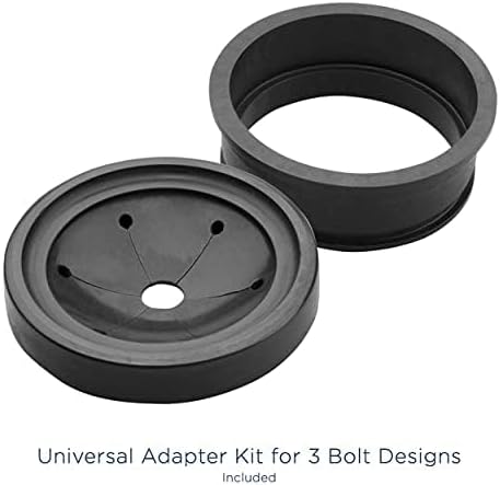 GE Disposall Continuous Feed 1 Horsepower Motor Garbage Disposer, Good for Grinding: Cooked Meat, Beans, & Seeds, Easy Install Kit, Non-Corded, Recommended Families of 4 or More, GFC1020N