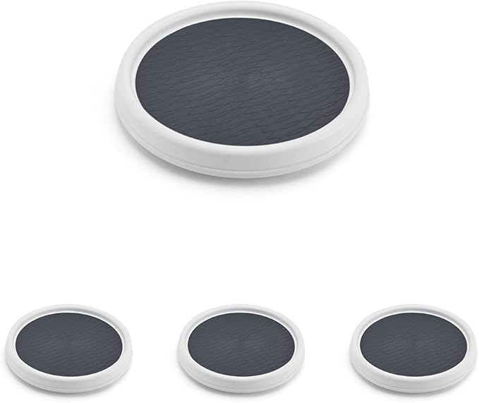 Copco Non-Skid Pantry Cabinet, 9-Inch, White/Gray (Pack of 4)