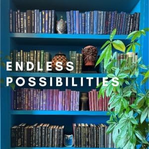 Curated Decorative Books Hardcover Décor Books for Home Décor, Choose Color, Interior Design, Office, Wedding Display, Instant Library, or Staging (Aqua, One Foot)