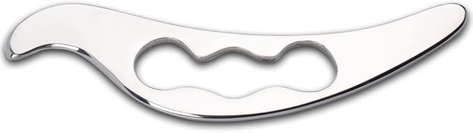 Feelfree Stainless Steel Guasha Scraping Massage Tool for Soft Tissue, Physical Therapy Stuff Used for Back, Legs, Arms, Neck, Shoulder (Bird Shape)