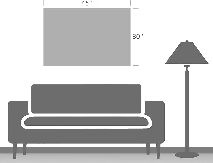 cozy country Beach Wall Art 45"x30" - Coastal Pictures Ocean Canvas Decor - Nautical Artwork Seascape Hand Painting for Girls Room, Bedroom, Sea House