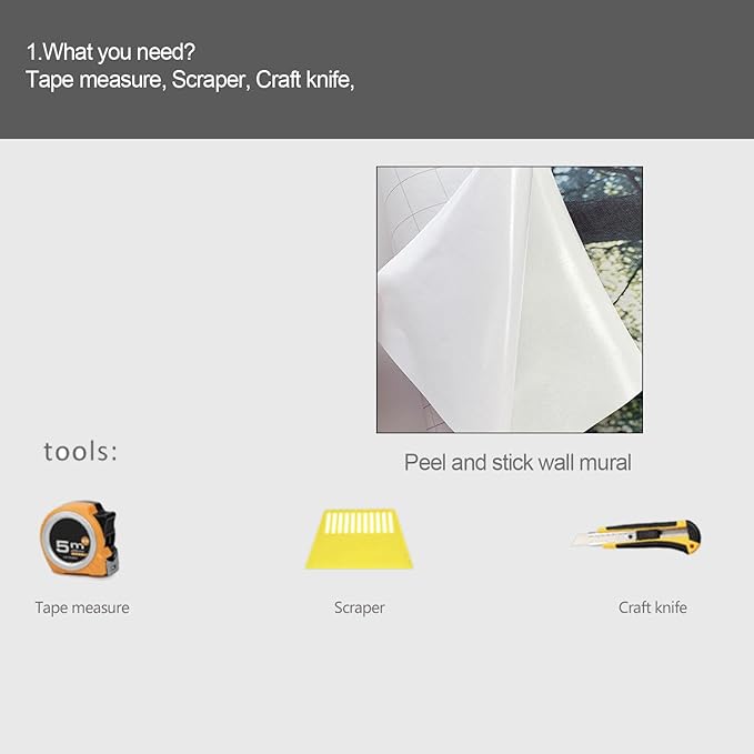 Colorful Banana Leaf Wall murals Peel and Stick Wallpaper for Bedroom Living Room - 85"x118"