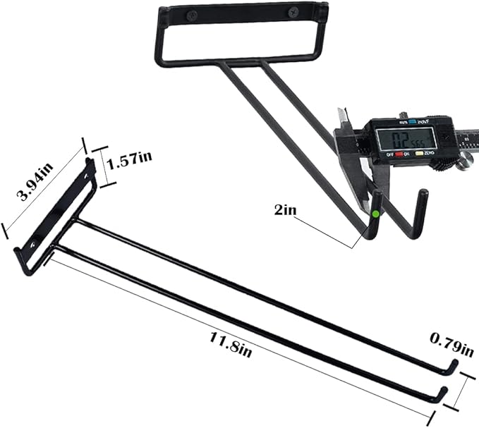 4 Packs 12 Inch Wine Glass Racks Cup Wall Mounted Stemware Hanging Wine Glasses Holder Under Cabinet Wire Wine Decor Racks