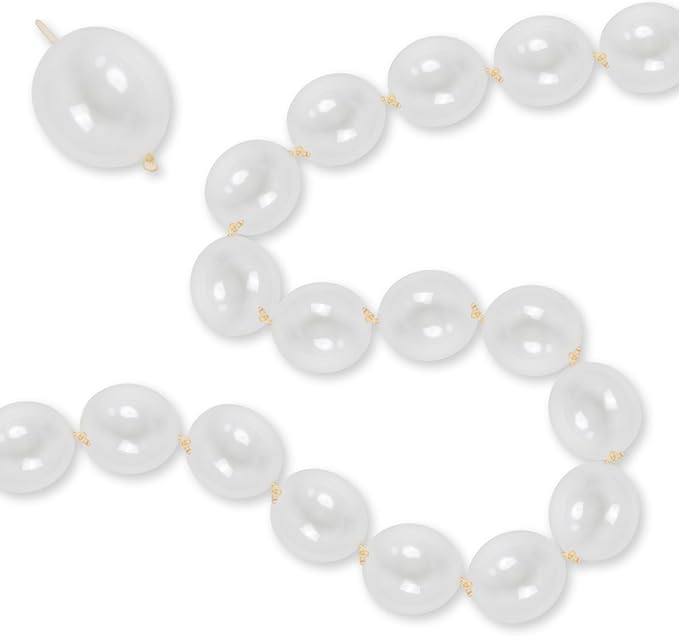 Clear Quick Link Balloons, 100PCS 6 Inch Small Bubble Linking Balloons for Making Balloon Wall Heart Arch, Tails Balloon for Wedding Birthday Baby Shower Engagement Graduation Party Decorations