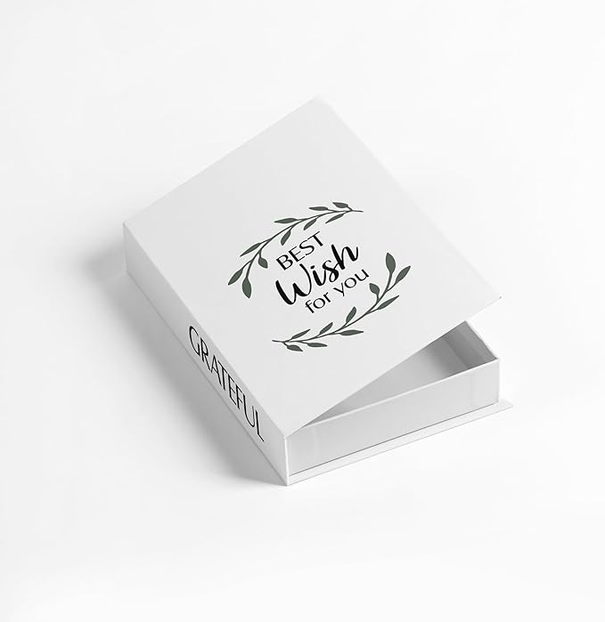 Decorative Storage Book Box – Hidden Storage for Remote Controls, Keys, and Small Items – Elegant Home Decor for Living Room, Bedroom, Coffee Table – Modern Style Faux Book Organizer (Welcome Home)