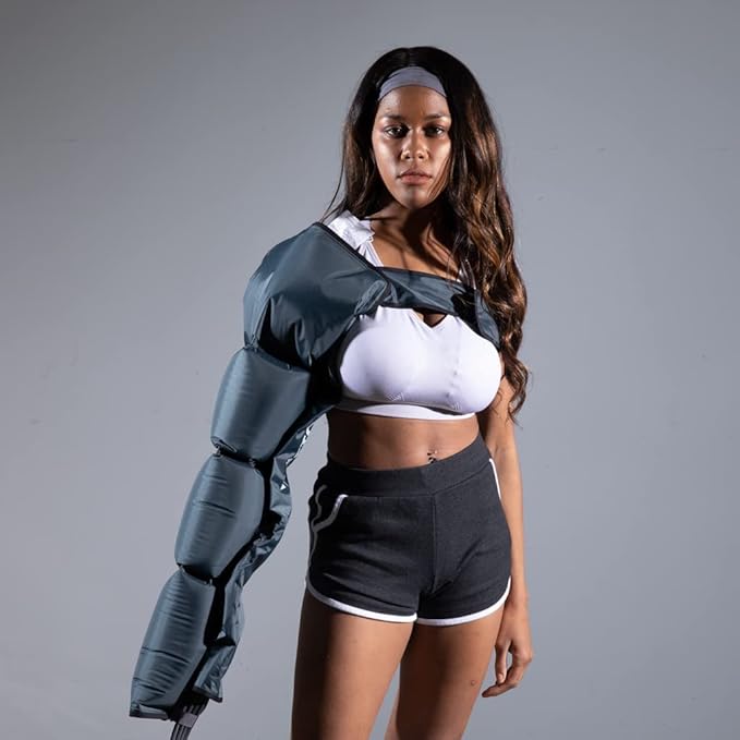 DOCTOR LIFE LX9max Full Body (B) - Sequential Air Compression Recovery System : Device + Legs (XL) + Arm + Waist + Centerbody + Bag (FSA-HSA Approved)