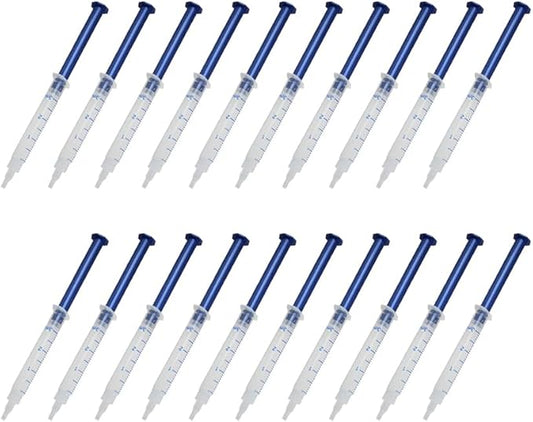 20 PCS 3ML Teeth Whitening Gel Refills 35% CP Bleaching Gel, Tooth Whitener Gel Syringes Kit
