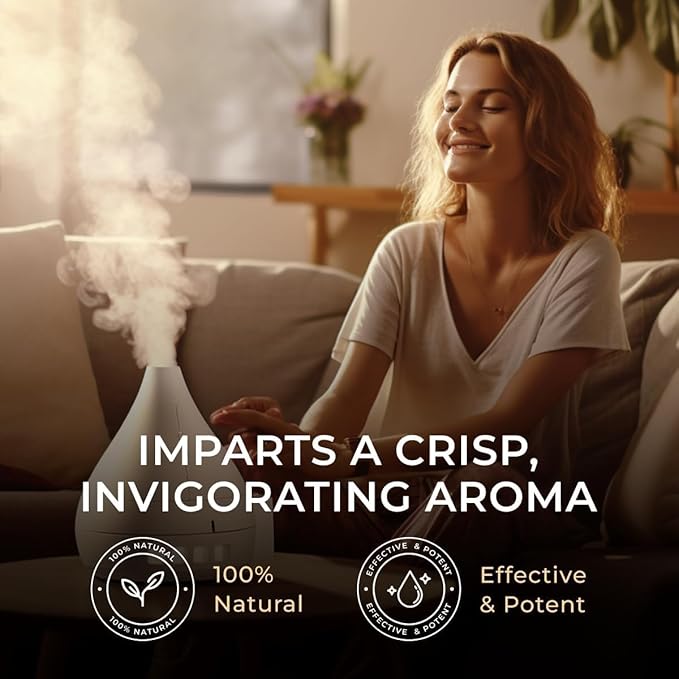 Gya Labs Peppermint Oil for Diffuser & Aromatherapy - 100% Pure Natural Peppermint Mint Essential Oils for Skin, Hair, DIY, Self-Care, Candle Making - Cooling, Minty Scent (1.02 Fl Oz)