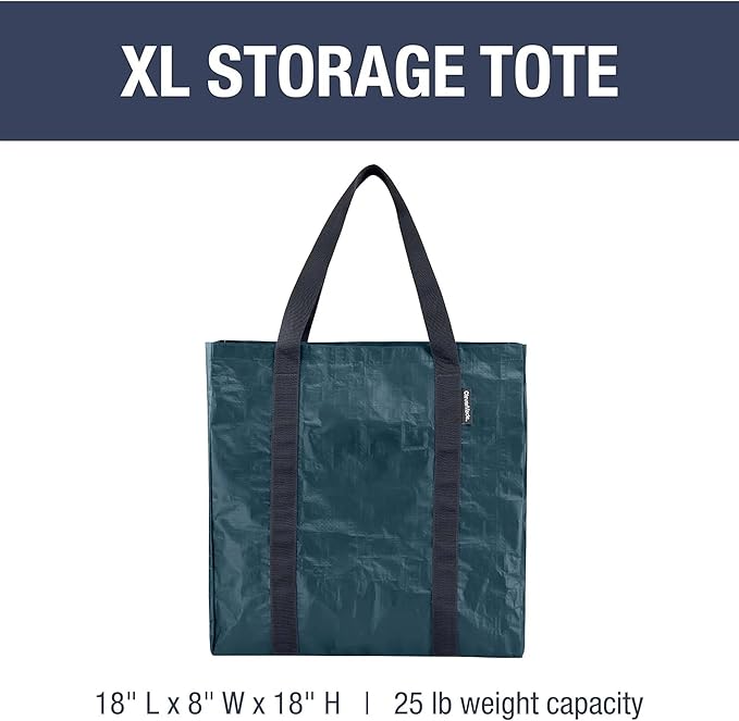 CleverMade Under Bed Storage Bag - Collapsible Storage for Shoes and Clothes Easy Use - Heavy Duty Utility Bag Home