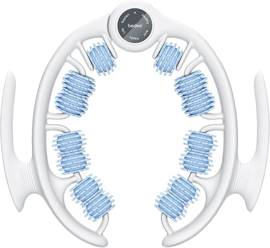 bedee Cellulite Massage Tool, Lymphatic Drainage Massager, Fascia Massage Tool for Arms, Legs, Stomach, Blue