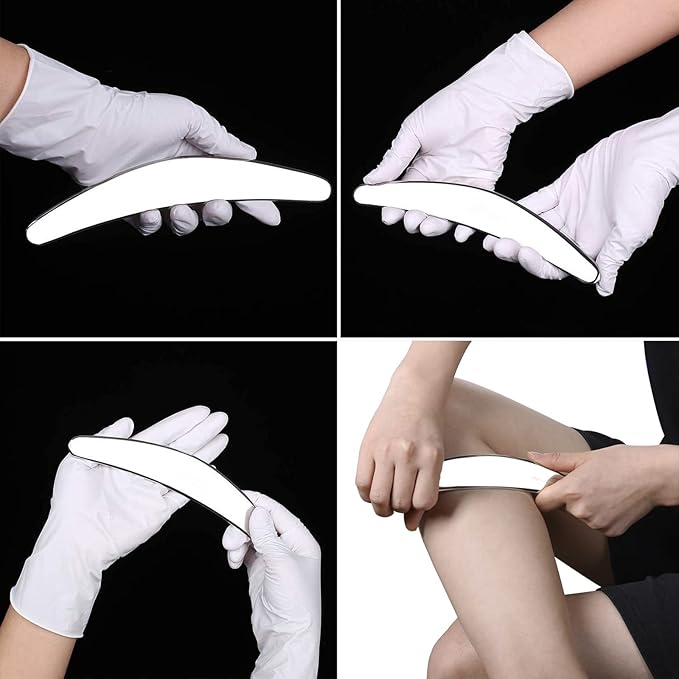 4 in 1 Professional IASTM Tool Set,Stainless Steel Muscle Muscle Tools with Case, Physical Therapy Massage Equipment and Deep Tissue Massage Tools