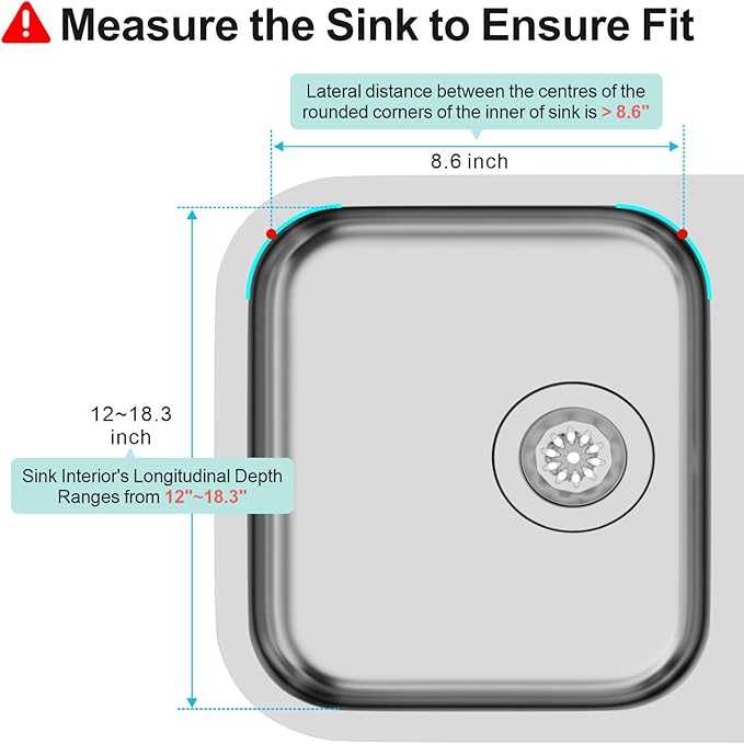 GSlife Expandable in Sink Dish Drying Rack Small with Silicone Mat - Stainless Steel Capacity Adjustable Over The Sink Dish Rack with Utensil Holder for Counter or Inside Sink (12.4" -16.8"), Silver