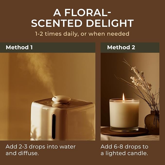 Gya Labs Jasmine Essential Oil for Diffuser - Huge 4 Fl Oz - 100% Pure Natural Jasmine Oil for Diffuser, Skin, Hair, Massages, Aromatherapy & Candle Making Scent