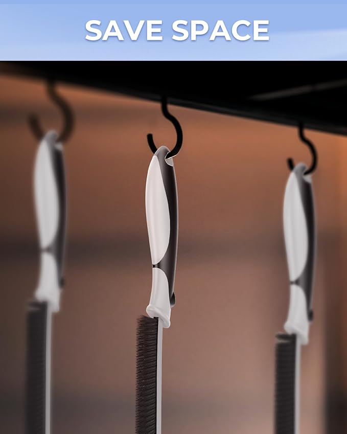 Crevice Cleaning Brushes, Scrub Brush for Hard to Reach Small Space, Home Essentials, Cleaning Supplies, Cleaning Tools for Household Use, Bathroom, Shower, Kitchen, Toilet, Window (3, Black)