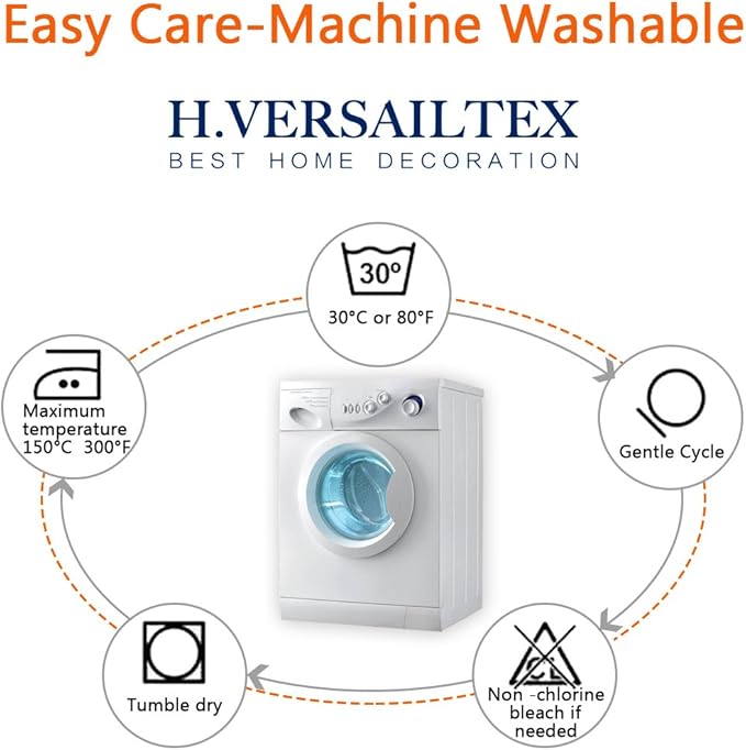 H.VERSAILTEX Super Stretch Individual Seat Cushion Covers Sofa Covers Couch Cushion Covers Slipcover Sets Thick Jacquard Textured Twill Fabric (3 Piece Sofa Cushion Covers, Sage)