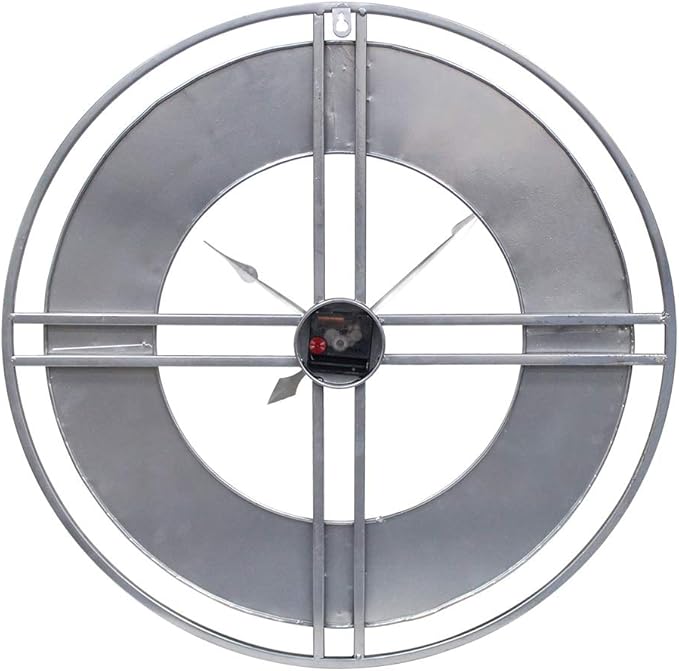 30 inch Large Wall Clock Decorative Solid Metal Retro Decor for Home Farmhouse Living Room