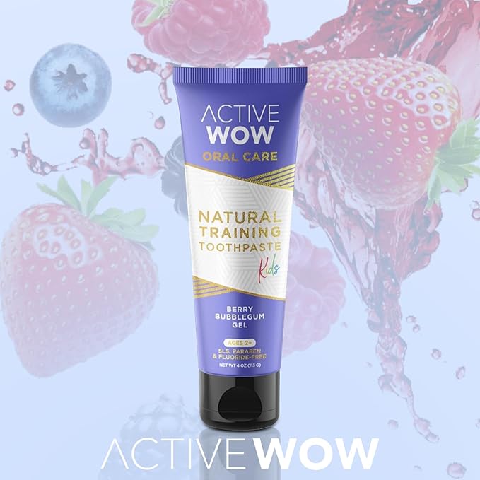 Active Wow Formula Kids Toothpaste - Berry Bubblegum (4 Pack)