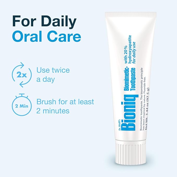 Bioniq Classic Biomimetic Toothpaste with 20 Percent Hydroxyapatite I Clinically Tested I 3.44 oz