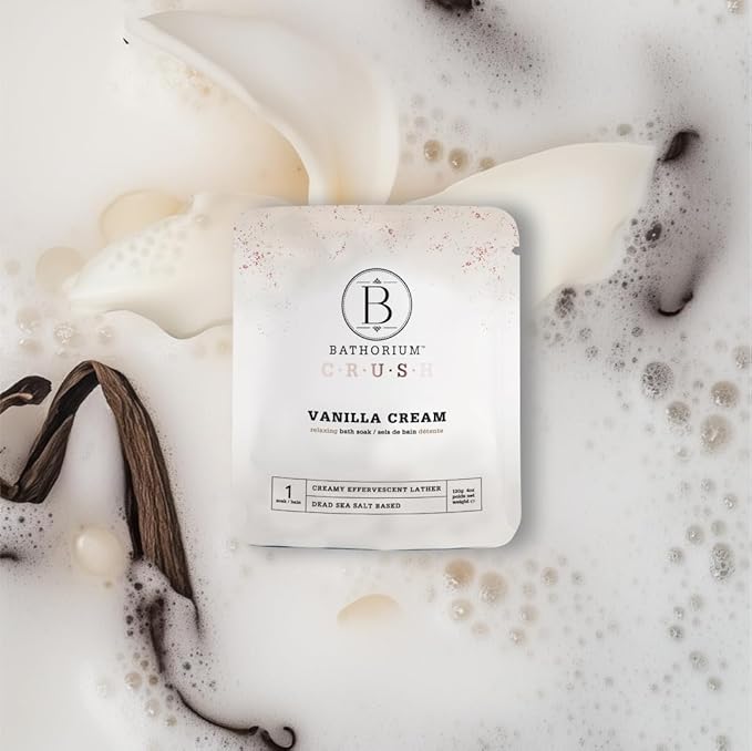 Bathorium Crush 8-Pack Signature Discovery Set, Luxury Bath Soaks, Dead Sea Salt, Epsom Salt, pH Balanced for Women, Gift Set, Each Soak is 4 oz