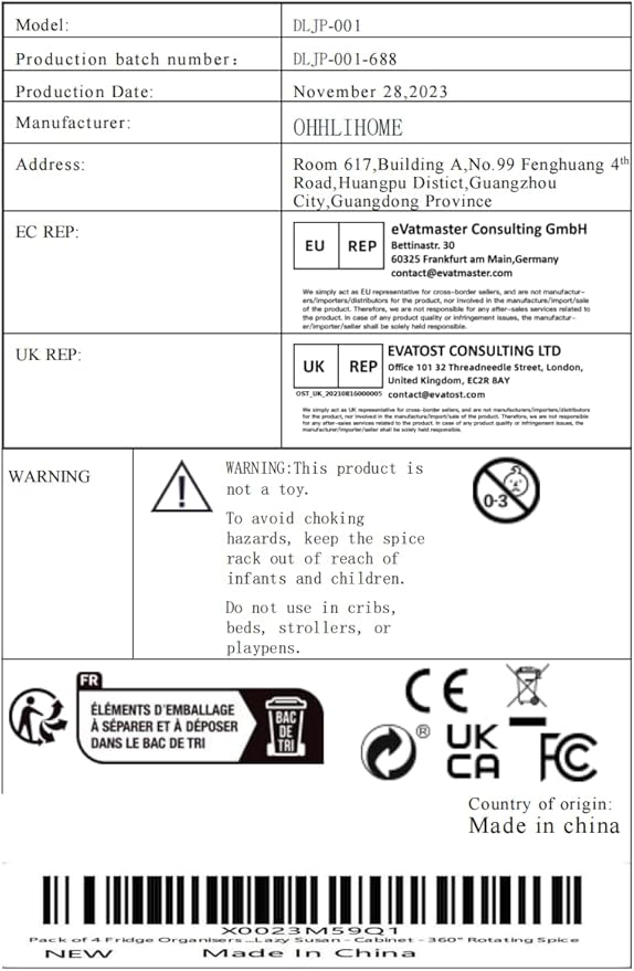 4 Pack 10 Inch Non-Skid Lazy Susan Turntable Organizers - Spinning Rack for Pantry Organization and Storage, Kitchen, Cabinet, Fridge, Bathroom Vanity, Countertop, Under Sink Organizing, Spice Rack