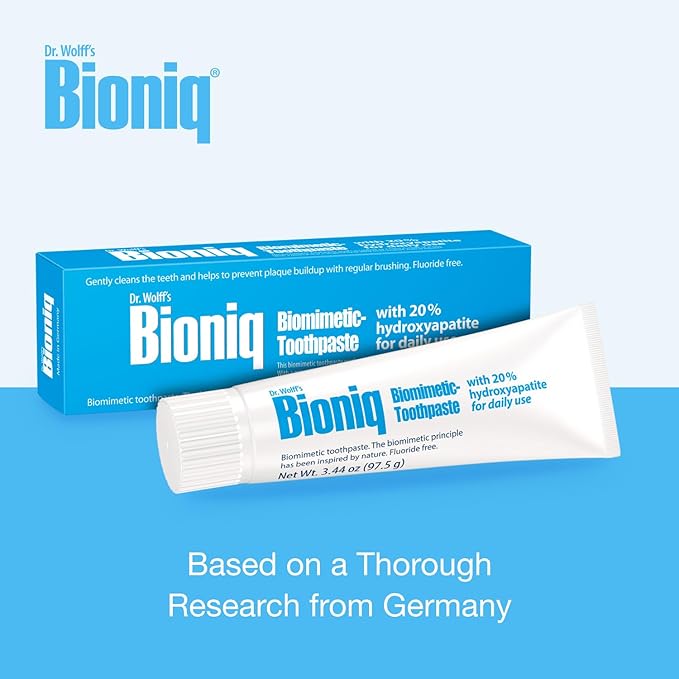 Bioniq Classic Biomimetic Toothpaste with 20 Percent Hydroxyapatite I Clinically Tested I 3.44 oz