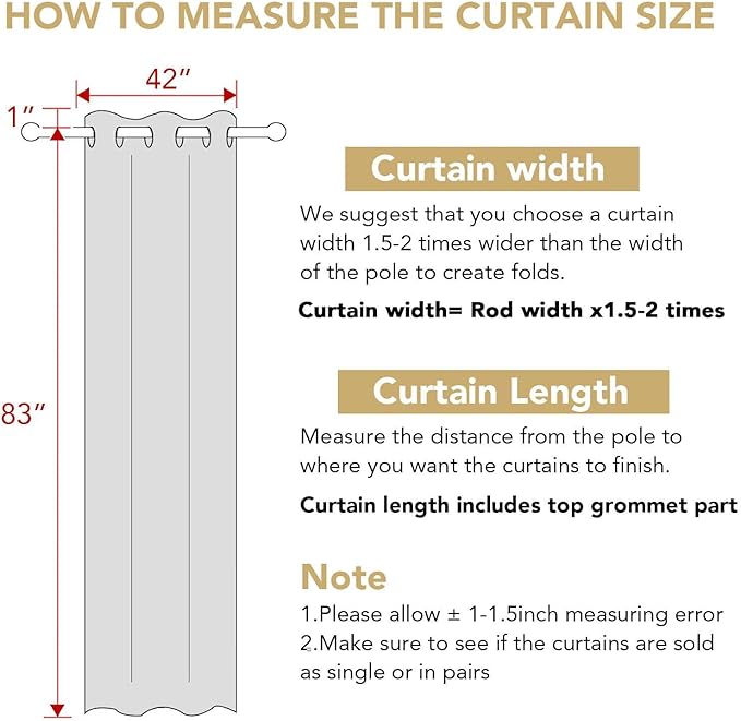 H.VERSAILTEX Blackout Curtains for Bedroom Thermal Insulated Room Darkening Living Room Curtains 84 Inch Long Grommet Privacy Protection Window Curtain Panels/Drapes for Nursery, 2 Panels, Sage