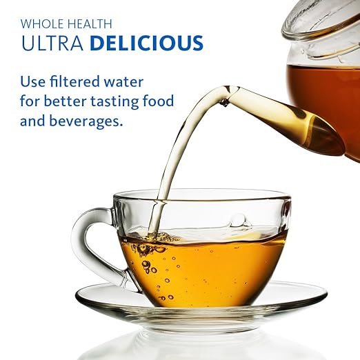Aquasana Replacement Filter Cartridges for 2-Stage Under Sink Water Filtration System - Filters 99% Of Chlorine - 2 Count - AQ-5200R, Red and Yellow