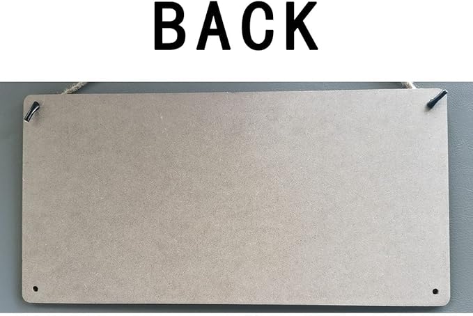 Custom Hanging Wood Sign, Personalized Text Door Sign Plaque, Customized Wall Sign, Customizable Wood Board with Hanging String for Home Decor, Store, Farm 7.8x3.9 inch