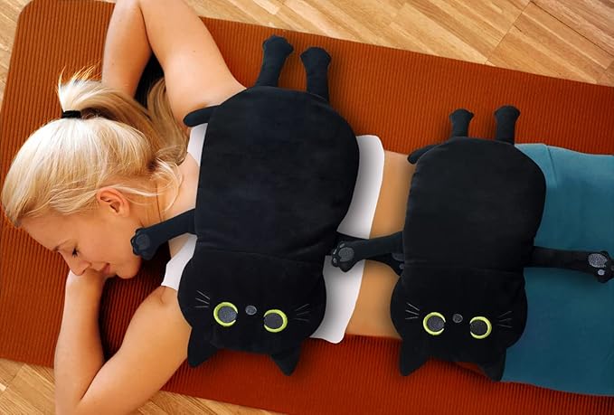 2PCS Large Microwave Heating Pads for Cramps Pain Relief, Moist Microwavable Period Menstrual Heat Packs, Cordless Warm Compress Gift for Mothers Day, Birthday, Thanksgiving, Christmas, 21*12" + 17*9"