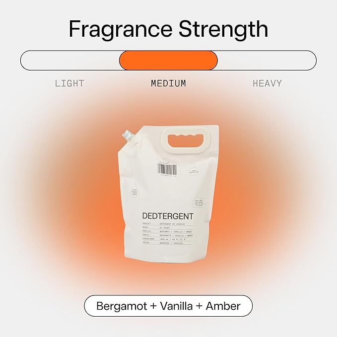 DedCool Liquid Laundry Dedtergent (01 Taunt Refill 64 fl oz) Luxurious Fragrance, Scented, Removes Stains, Ideal for 60 Washes, Infused with Essential Oils, Vegan, Non-Toxic, Cruelty & Dye Free