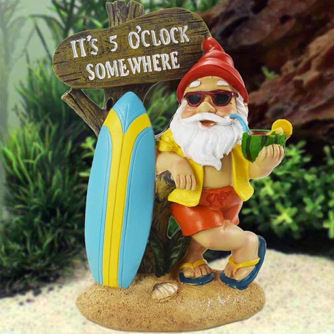 Garden Gnomes Outdoor Funny,Gnomes Decorations for Yard Statues Decor