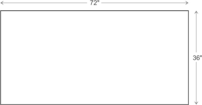 Calloway Mills 152963672W Black Border 36" x 72" Monogram Doormat Letter (W)