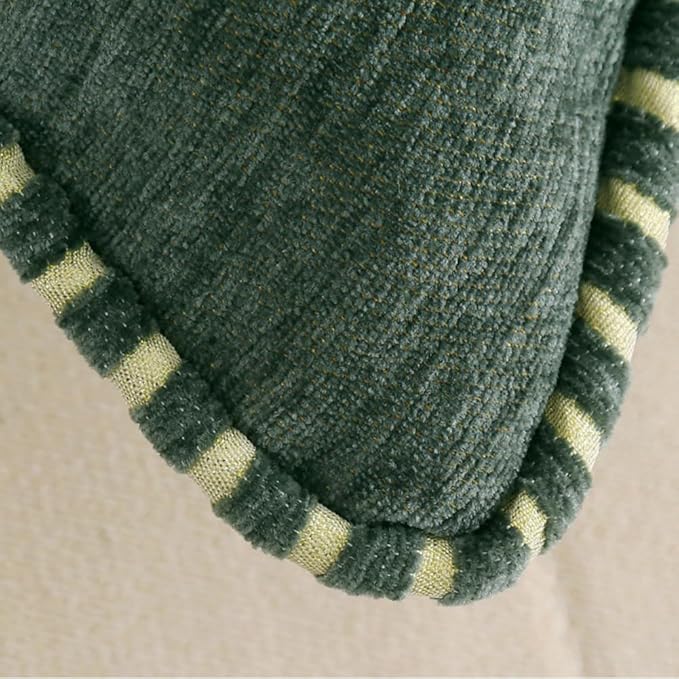 2 Pcs Grey Chenille Vintage Embroidered Throw Pillow Covers 18x18in,Grey Tassel Vintage Pattern Pillow Covers, Floral Embroidered Cushions Covers for Sofa Couch Bed Chairs Car