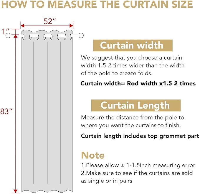 H.VERSAILTEX Blackout Curtains 84 inches Long for Living Room Thermal Insulated Room Darkening Window Treatment Panels Drapes Light Reducing Curtains for Bedroom, 2 Panels, 52" W x 84" L, Cyan