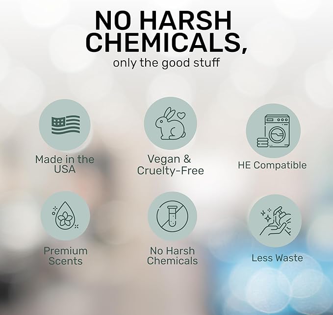 FREY Concentrated Liquid Laundry Detergent | Formulated for Sensitive Skin & HE Washers | Removes Stains Effectively | 50 Loads per Bottle (2-pack Cedar Grove)