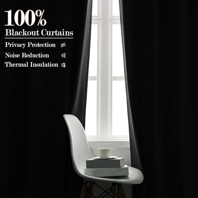 150 Inches Extra Wide Room Divider Draperies, Pinch Pleat Drapes, Absolutely Blackout Sliding Door Drapery, Total Privacy Ceiling Track Curtains, 150" W by 96" L, Gray (1 Panel)