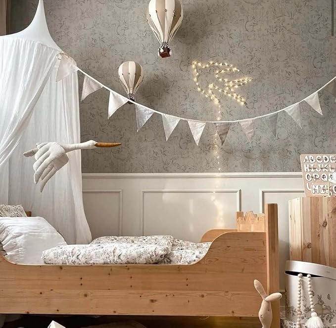 Decorative Hot Air Balloon Baby Shower Centerpieces - Nursery and Toddler Room Bedroom Decor - Home Decorations - Gold/Beige