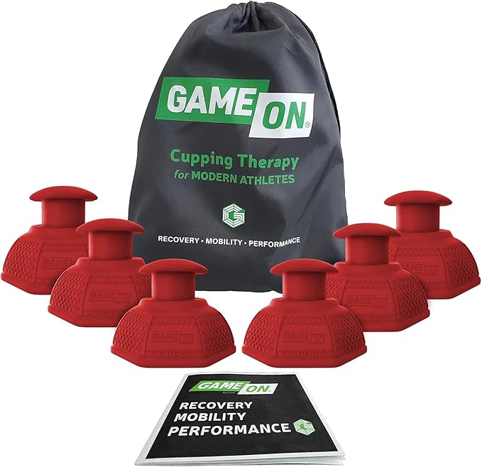 Cupping Therapy Set – Cupping Kit for Massage Therapy – Silicone Cups – Massage Cups – Smart Cupping for Fascia and Myofascial Release (Small, RED)